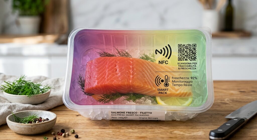 Packaging intelligente con sensori e AI Jacopo Setti Bombonette